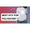 best vinyl for polyester